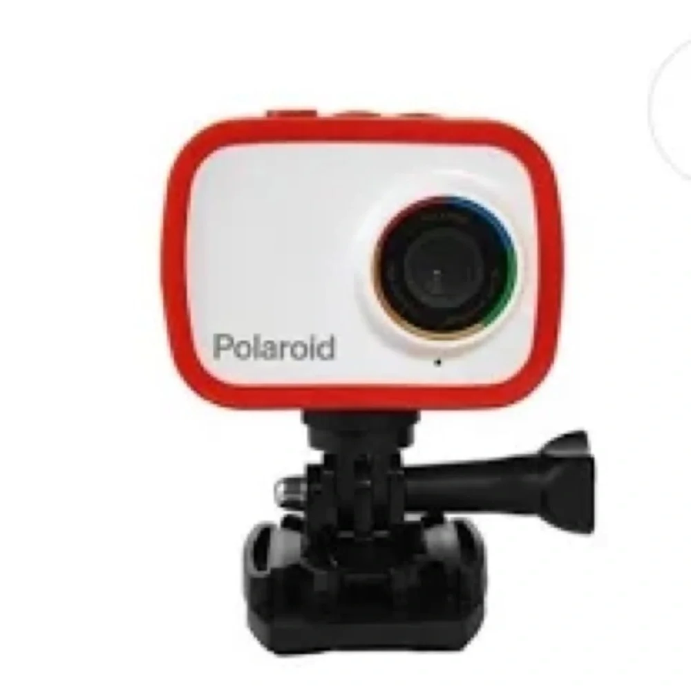 🌹Polaroid Red and White iD757 Digital Action Camera - Open Box